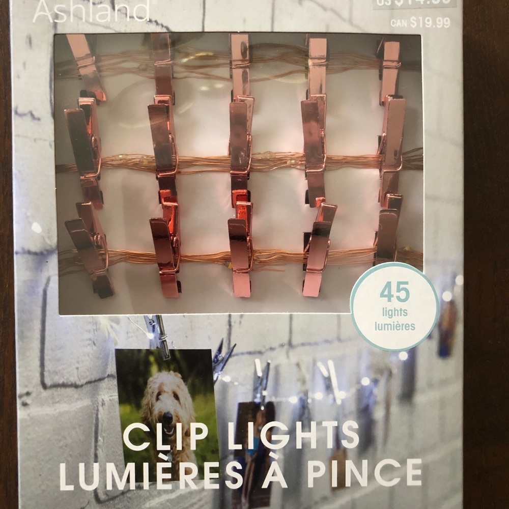 Ashland Clip Lights Rose Gold
